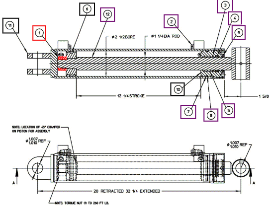 Mahindra Nut, 7/8 Nf Nylok  (*) AME007609