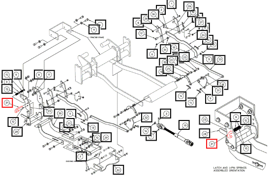 Mahindra J-Latch AME066073