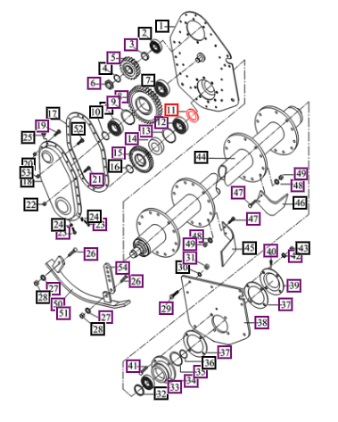 Mahindra Tractor Oil Seal ANS240557212 Mahindra Direct Parts