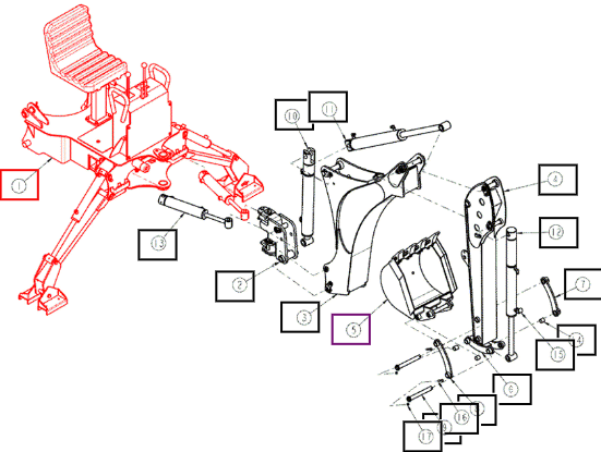 Mahindra Tractor Main Frame Serial No. J20380 ~ ANSBMF4025B