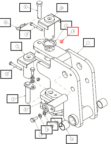 Mahindra Lock Nut M8 ANSNL08125Z