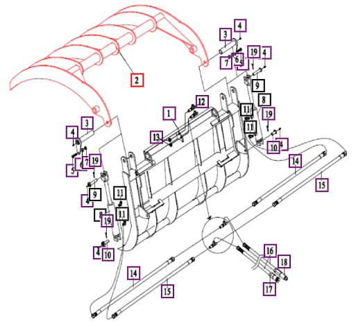 Mahindra Tractor Frame B ANSRC54102000