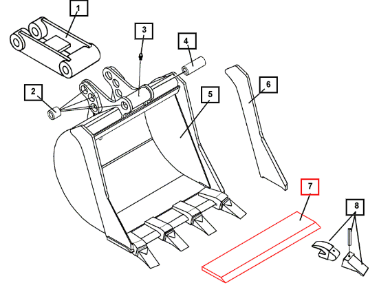 Mahindra 12'' Replacement Front Cutter Edge ATI102866