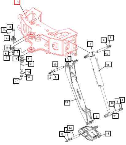 (Sold Out) Mahindra Tractor Mainframe ATI105334