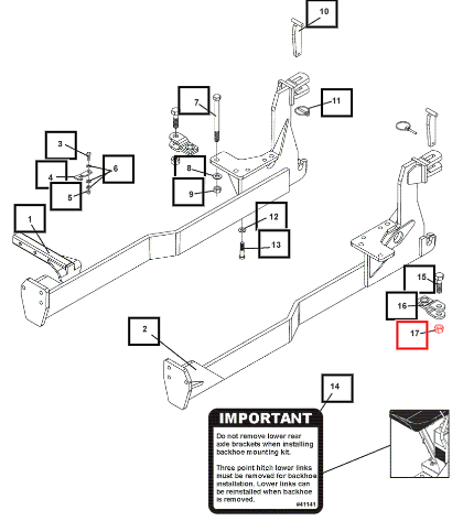 Mahindra .75'' UNC Deformed Lock Nut ATI1936