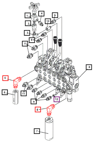 Mahindra 90Ø Elbow  8Mbo-8Mbo ATI30193