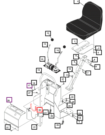 Mahindra Rubber Edging ATI34128
