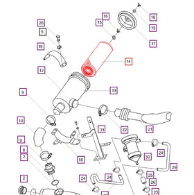 Air Filter 2525 Mahindra