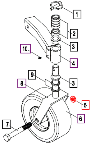 Mahindra 3/4-10 Cone Nut BSMM035050