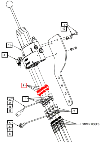 Mahindra Adaptor Str 3/4Morb X 9/16Morb BUH813120