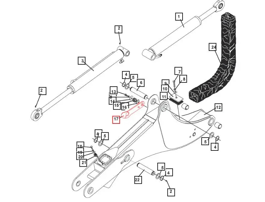 Boom Lock 50B Backhoe Mahindra Direct Parts