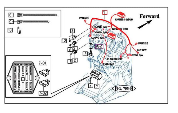 Dash Wire Harness 2638 Mahindra