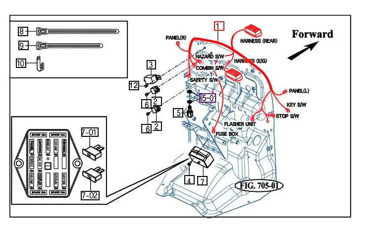 Dash Wire Harness 2638 Mahindra