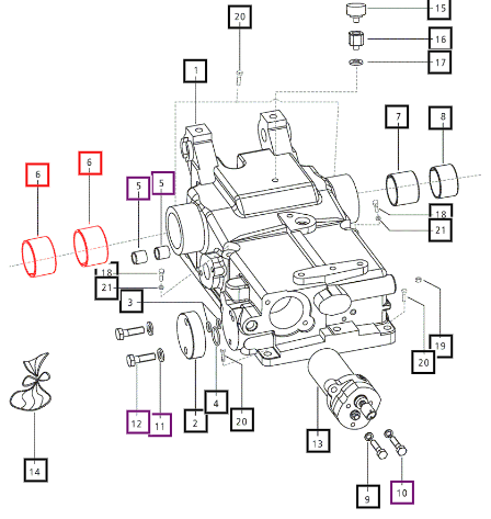 Mahindra Tractor Bush E007204186D1 Mahindra Direct Parts