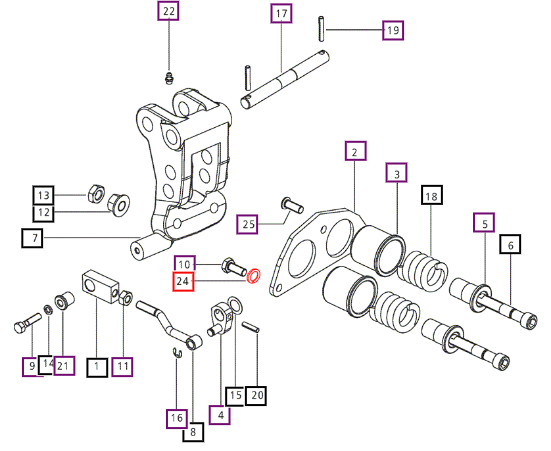 Mahindra Washer Lock E007204296D1