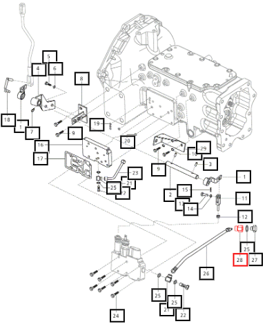 Mahindra Adapter M20 X 1/4'' Bsp E007205667D1