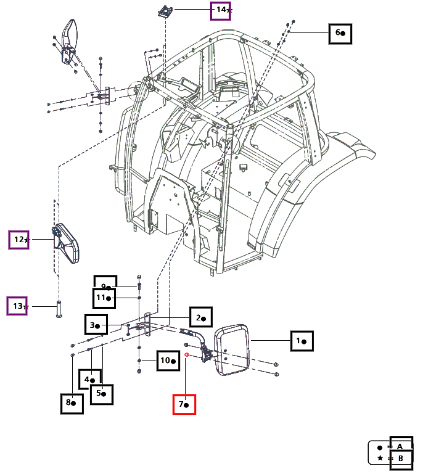 Mahindra Plastic Cap M8 E007517602D1