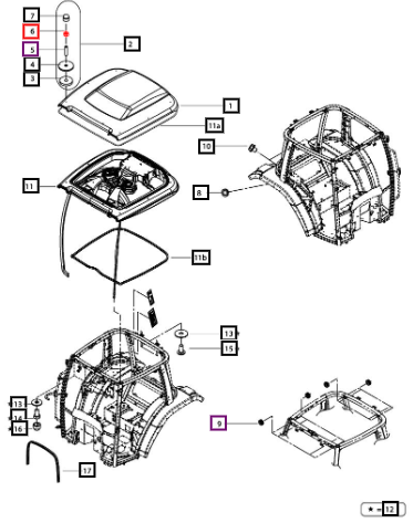 Mahindra Nut Hex. Din 913 M6 E007518395D1