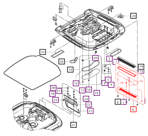 Mahindra Tractor Kit - Fresh Air Filter Grill E007518455D1