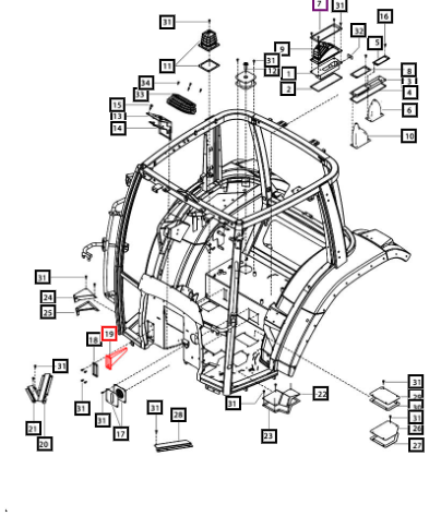 Mahindra Diff Lock Bellow E007519762C1