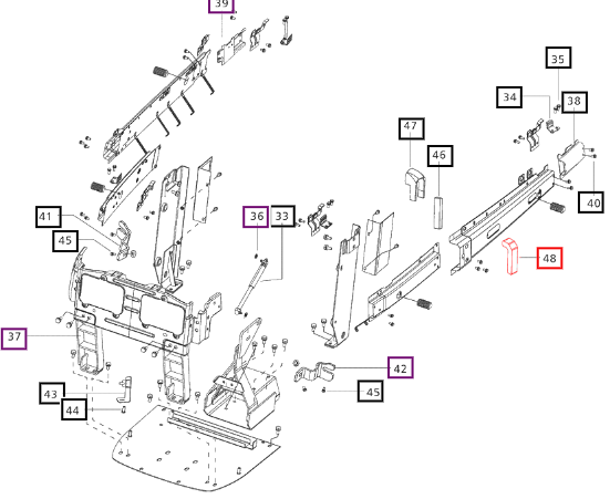 Mahindra Foam Side Channel Lh/Rh E007542332D1