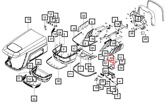 Mahindra Air Cleaner Mounting Backet E007544335C91