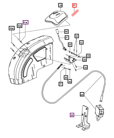 Mahindra Sticker For Auxiliary Valve E007605944D1