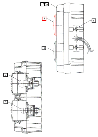 Mahindra Lense For PT Lamps (Amber) E007701004D91