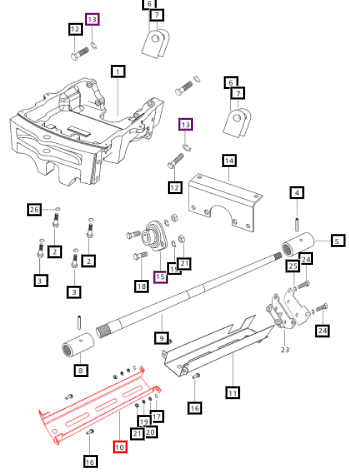 Mahindra Cover Input Shaft Front Axle - Front E008002063C11