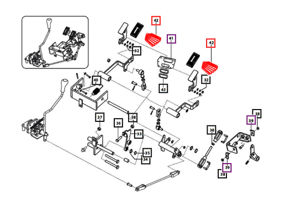 Mahindra Bellow Forward Reverse E008004501D1