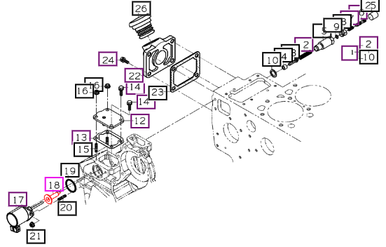Mahindra Engine Stop Solenoid Guide E585056605