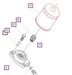 Engine Oil Filter 2525 Mahindra