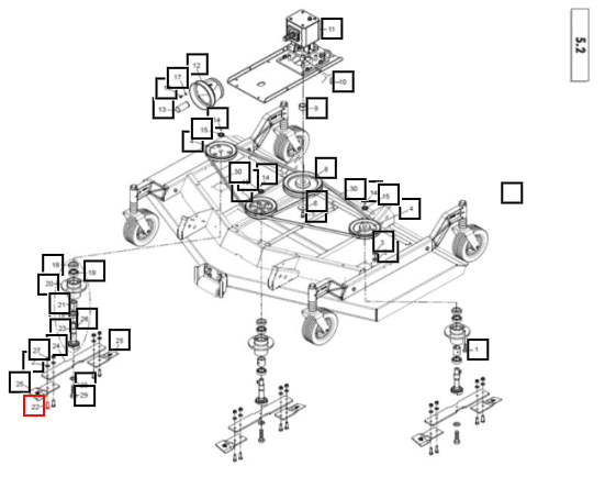Mahindra Bolt M12X1 25X 40 U5740 10 9Zd F01010404R