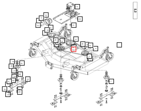 Mahindra Scr M12X1,75X35 U5739 8.8 Zn F01020512R