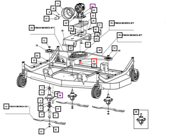 Mahindra Nut M24X2 U5594 6Zn F01210115R