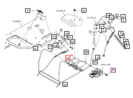 Mahindra Nut Flange F3000108000