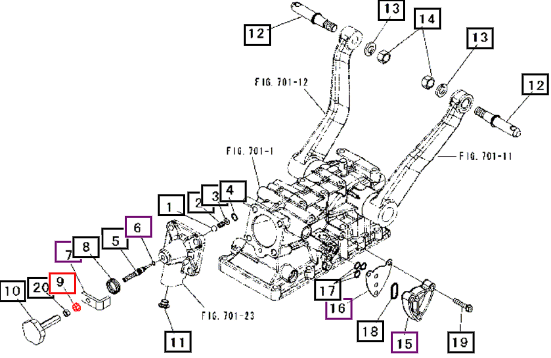 Mahindra Nut, Flange M8 F3010108001
