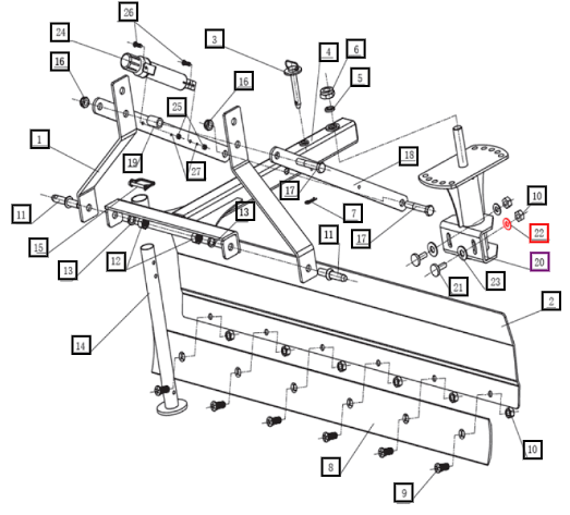 Mahindra Flat Washer FW17383C