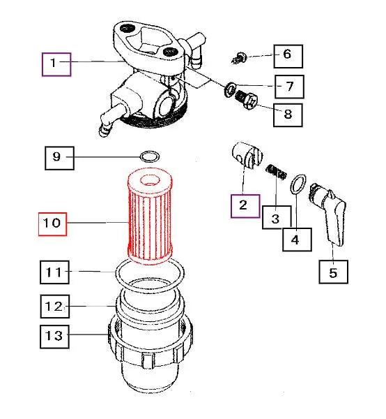 Fuel Filter MM404879 Mahindra