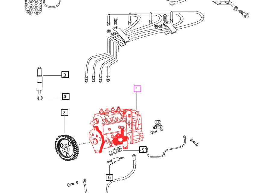 Fuel Injection Pump 006003205F1 Mahindra