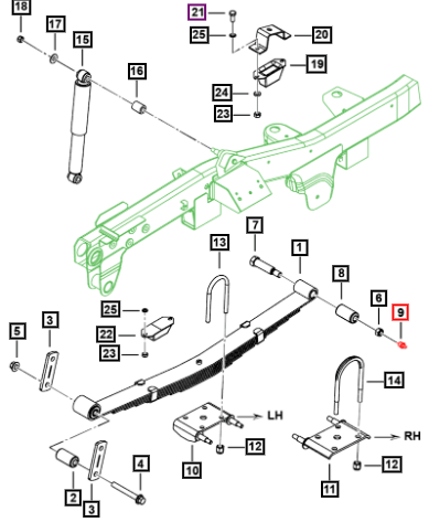 Mahindra Grease Nipple 1/8 Nptf Straigh G191758
