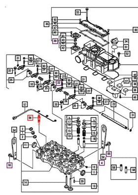 Genuine OEM Mahindra Tractor Glow Plug 119717-77801 Mahindra Direct Parts