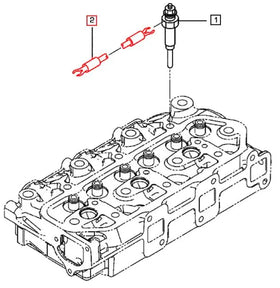 Genuine OEM Mahindra Tractor Glow Plug Lead 006052868N01 Mahindra Direct Parts