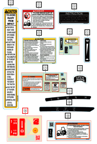 Mahindra Sticker Set Assy Lh 2 H07660254N91