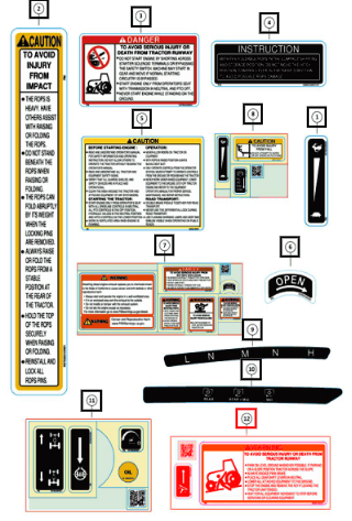 Mahindra Sticker Assy Set  Lh H07660259N91