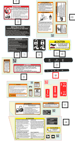 Mahindra Sticker Assy Lh 3 Usa Cabin H07660466N91