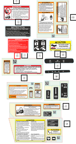 Mahindra Sticker Warning Eddc Control Panel H07666098N01