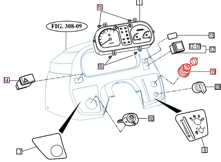 Ignition Switch 2638 Mahindra