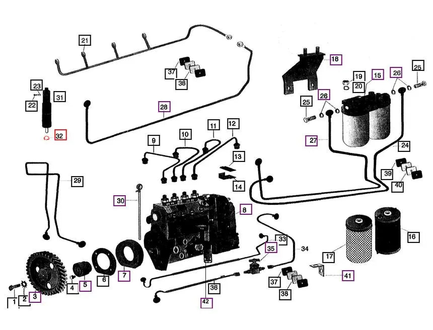 Injector Washer 485 DI Mahindra