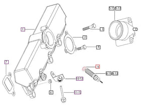 Mahindra Tractor Glow Plug / Intake Heater Washer 000020291E05 Mahindra Direct Parts